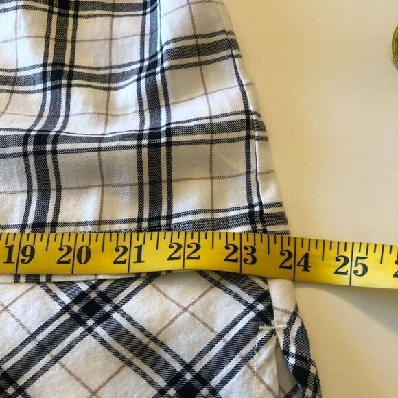 J. Jill Windowpane Plaid Lagenlook Top Size M - Picture 12 of 14